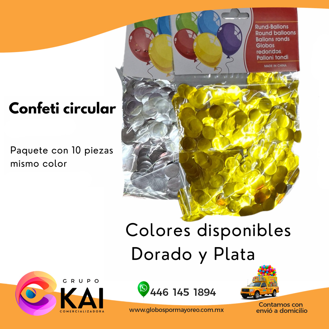 confeti circular queretaro